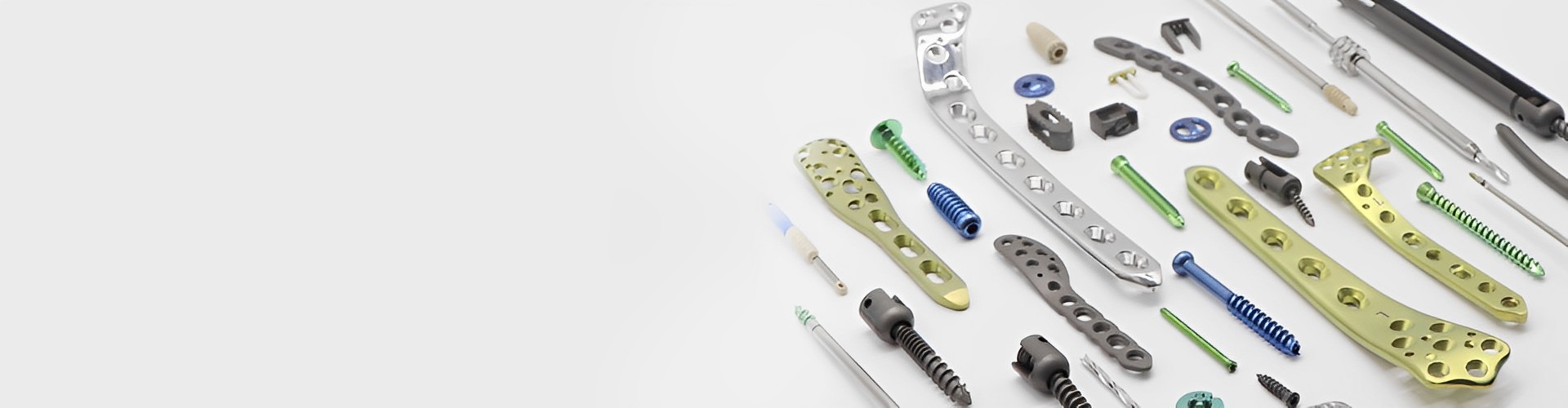 Orthopedic plates, screws and instruments