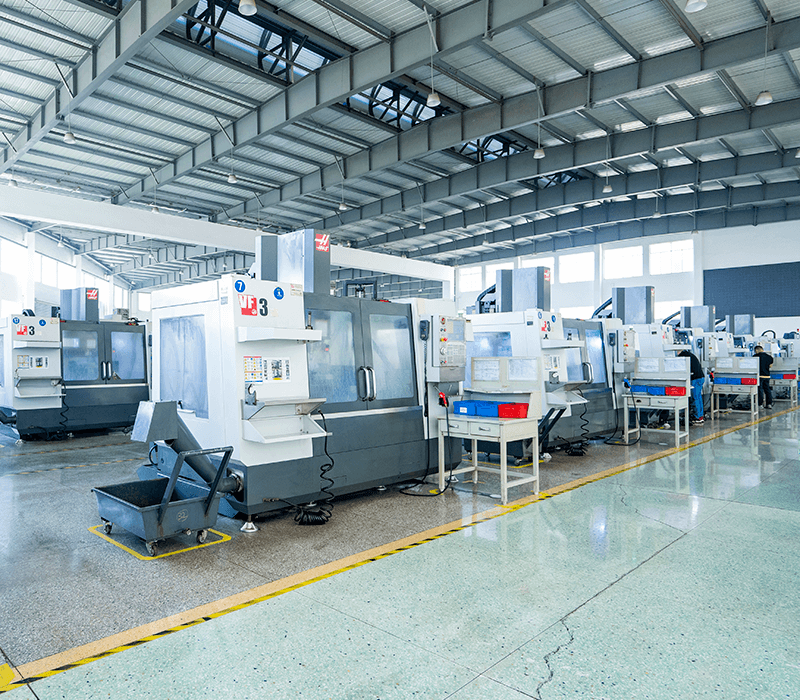 CNC equipment in the YUBMEDTECH manufacturing facility